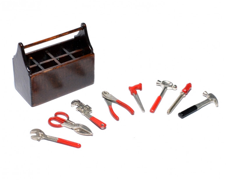 RC Scale Accessories - Tool Box 8 Pieces Toolset