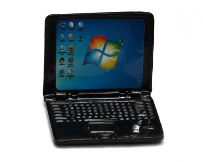 RC Scale Accessories - Laptop (Black)