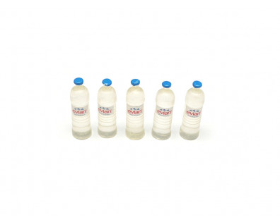 Scale Accessories - Evian Mineral Water (5/Set Transparent)