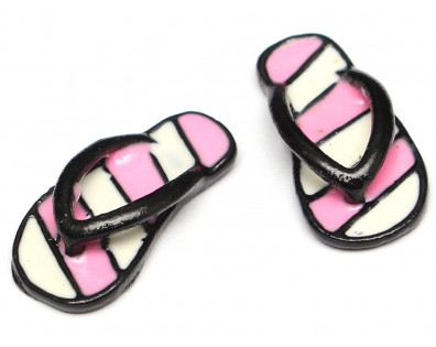 Scale Accessories - Slippers Pink/White