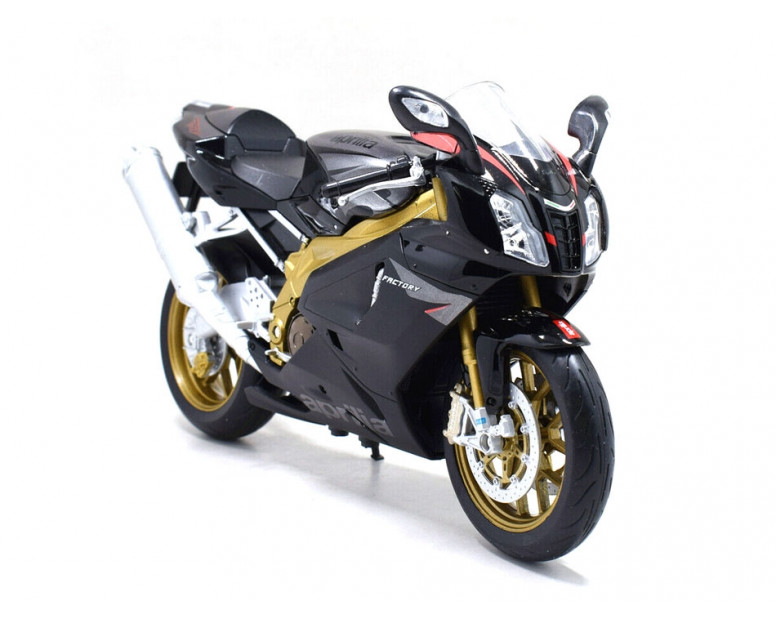 Scale Accessories - 1:10 Motorcycle Bike RSV 1000R Factory Black