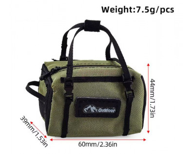 Scale Accessories - Outdoor Bag -Small (Military Green)