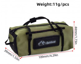 Scale Accessories - Outdoor Bag - Large (Military Green)
