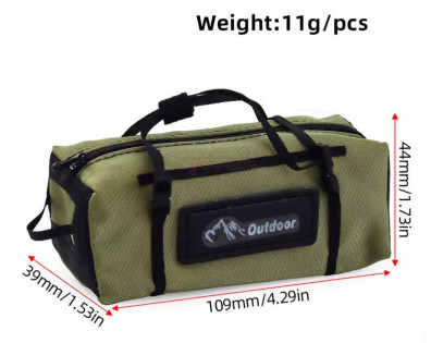 Scale Accessories - Outdoor Bag - Large (Military Green)