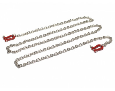 Scale Accessories - Chain w/ Hook Red
