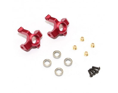 Aluminum Front Hub - 1 Pair Red