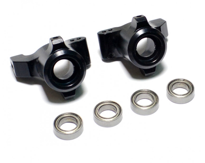 Aluminum Rear Hub - 1 Pair Black