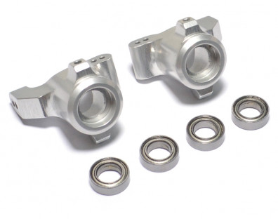 Aluminum Rear Hub - 1 Pair Silver