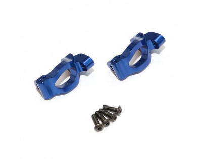 Aluminum Front C-Hub - 1 Pair Blue