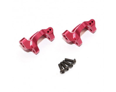 Aluminum Front C-Hub - 1 Pair Red