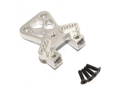 Aluminum Front Shock Tower - 1 Pc Silver