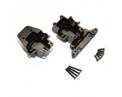 Aluminum Front/Rear Gear Box – 1 Set Black