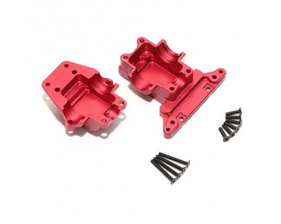 Aluminum Front/Rear Gear Box – 1 Set Red