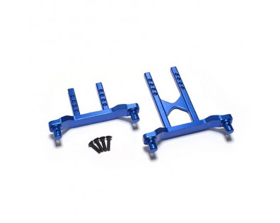 Aluminum Front & Rear Body Post - 1 Set Blue
