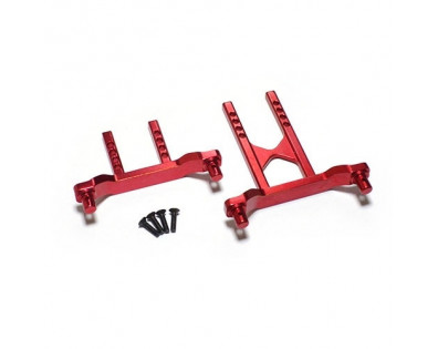 Aluminum Front & Rear Body Post - 1 Set Red