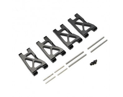 Aluminum Front & Rear Arms – 2 Pair Black