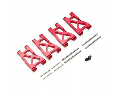 Aluminum Front & Rear Arms – 2 Pair Red