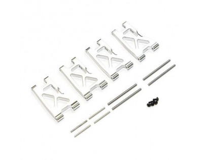 Aluminum Front & Rear Arms – 2 Pair Silver