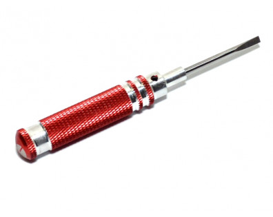 Flat Head Screwdriver 2.5 X 65MM - Red