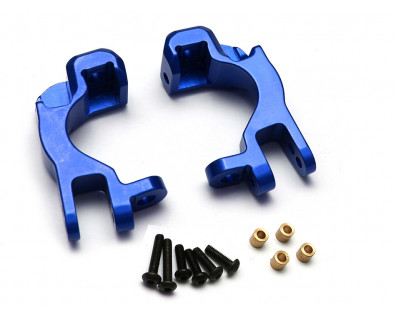 Aluminum C Hub - 1 Pair Blue