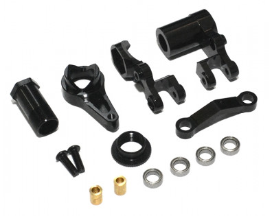 Aluminum Steering Set - Black