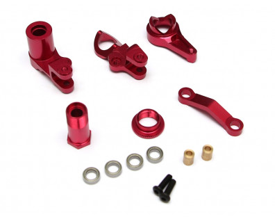 Aluminum Steering Set - Red