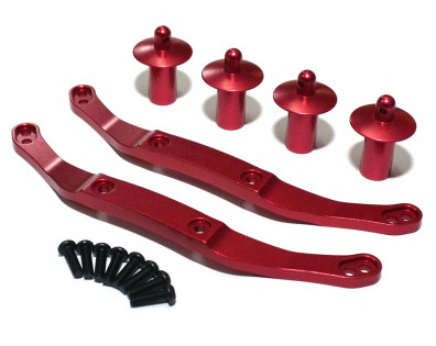 Aluminum Body Post Set - Red