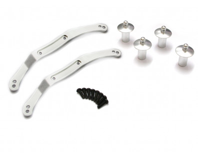 Aluminum Body Post Set - Silver