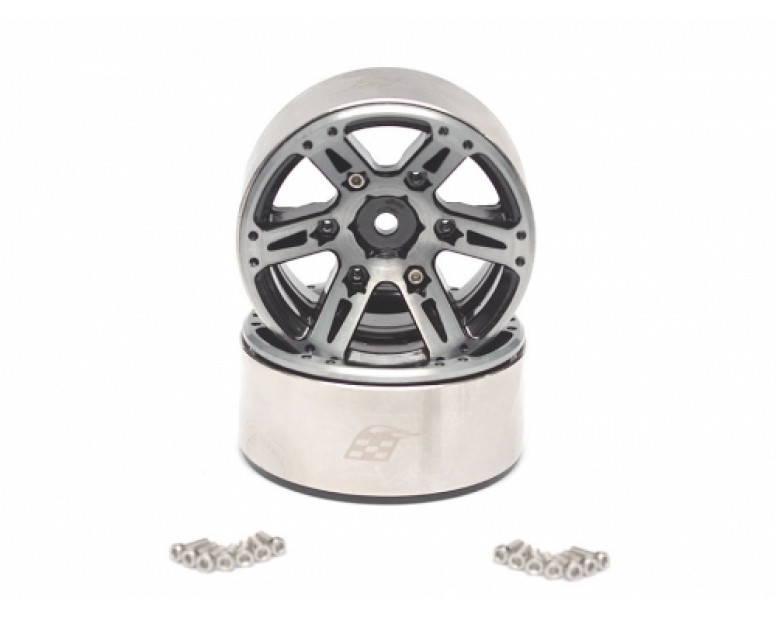 EVO™ 1.9 High Mass Beadlock Aluminum Wheels Twin - 6D (2)