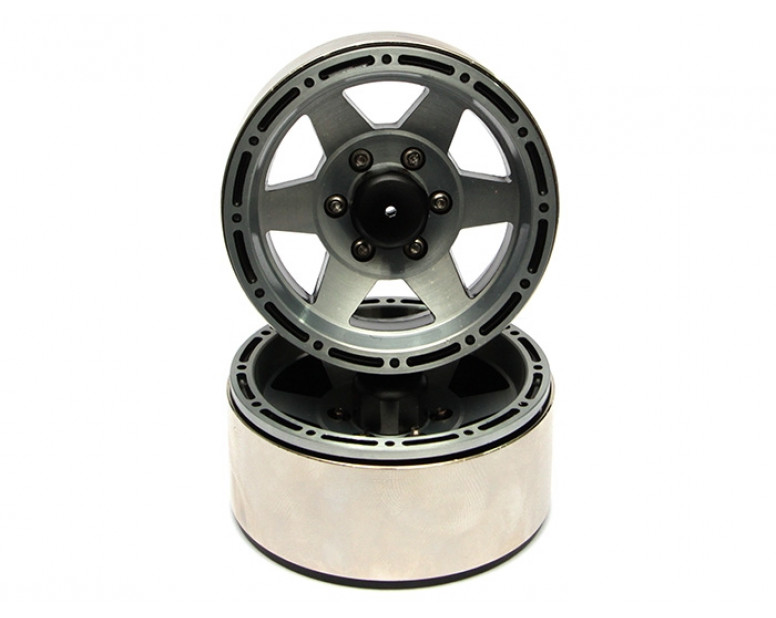 EVO™ 1.9 High Mass Beadlock Aluminum Wheels Star-6 (2)
