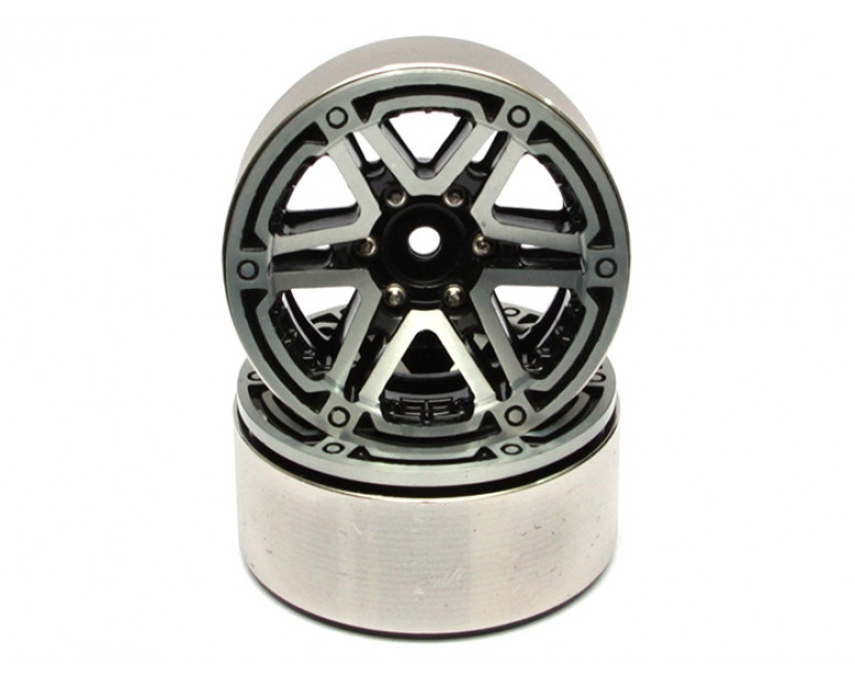 EVO™ 1.9 High Mass Beadlock Aluminum Wheels Twin Star-5 (2)