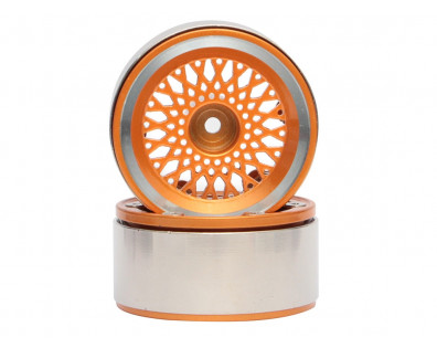 EVO™ 1.9 High Mass Beadlock Aluminum Wheels Orange Color (2/Set)