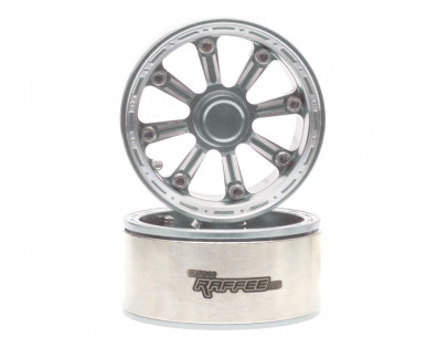 Gemini™ 1.9 High Mass Beadlock Aluminum Wheels Spoke-8 (2) Silver