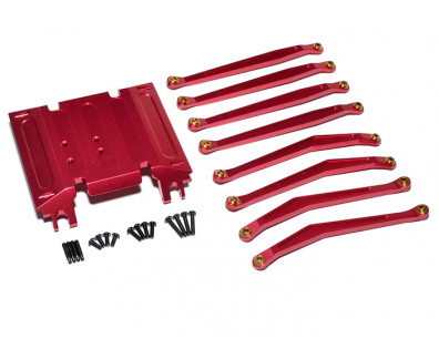 Linkage Combo Set With Tool Box - 3 Items Red