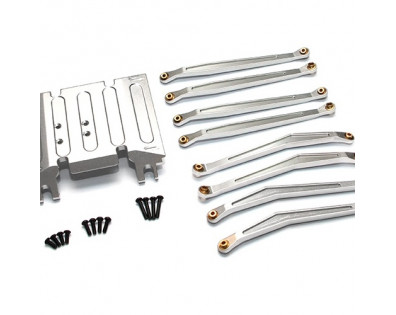 Linkage Combo Set With Tool Box - 3 Items Silver