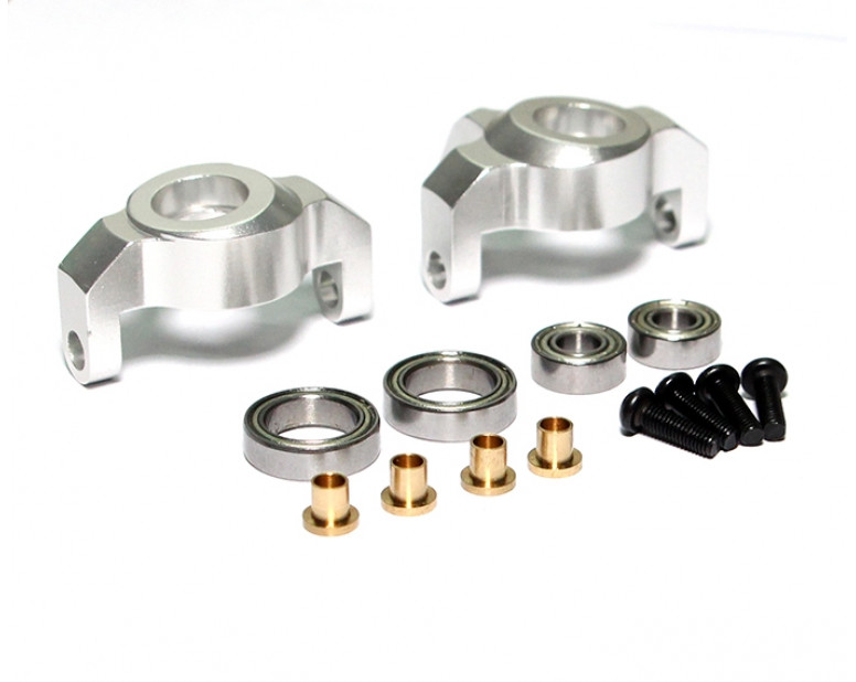 Aluminum Front Knuckle -1 Pair Silver