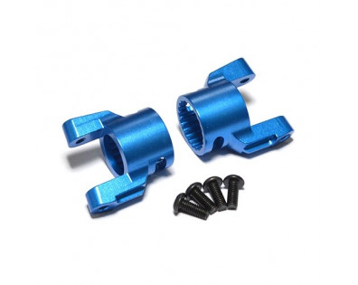 Aluminum Front C-Hub -1 Pair Blue