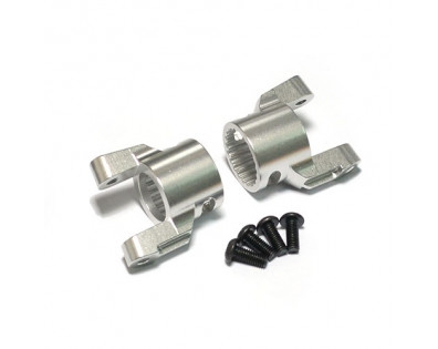 Aluminum Front C-Hub -1 Pair Silver