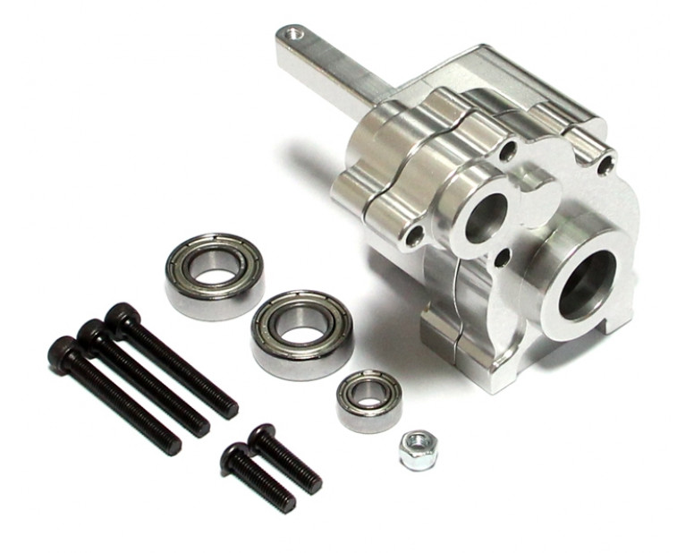 Aluminum Transmission Case - 1 Pc Silver