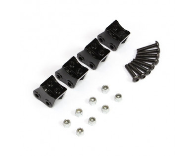 Aluminum Lower Suspension Link Mount - 2Pair Black