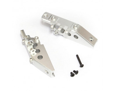 Aluminum Front & Rear Link Axial Mount- 1 Pair Silver