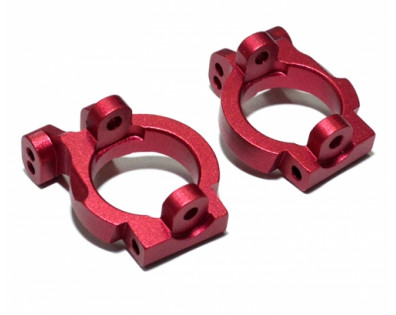 Aluminum Front C Hub -1 Pair Red