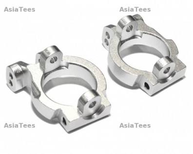 Aluminum Front C Hub -1 Pair Silver