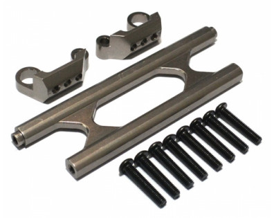 Aluminum Rear Upper Brace Set - Gun Metal