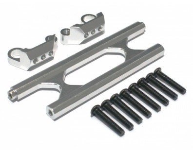 Aluminum Rear Upper Brace Set - Silver