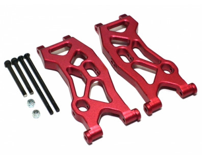 Aluminum Front Lower Arm - 1 Pair Red