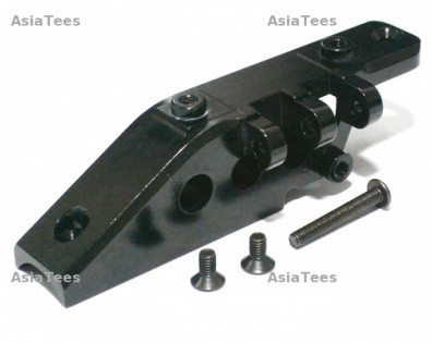 Aluminum Rear Link Axle Mount - 1 Pc Black