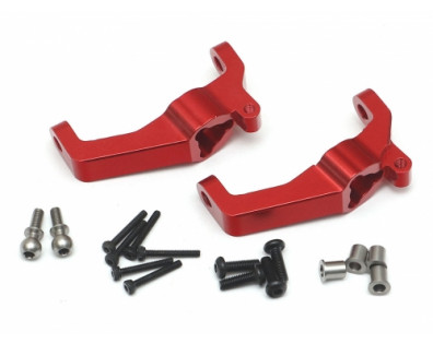 Aluminum Front C-hub (2) Red