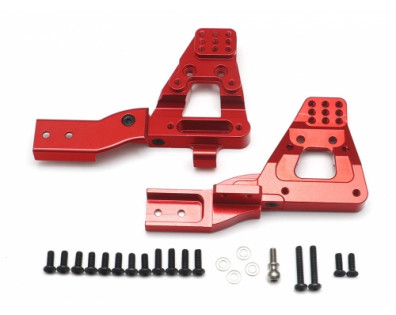 Aluminum Front Shock Tower Mount (2) Red
