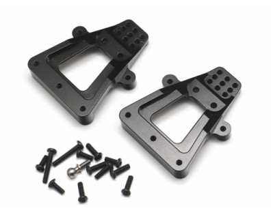 Aluminum Rear Shock Tower Mount (2) Black